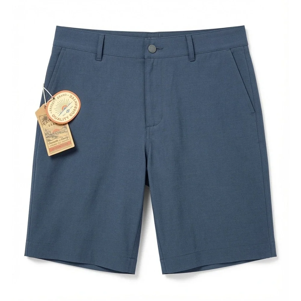 Faherty Belt Loop All Day Shorts Men's 30 Dark Blue Nights 9